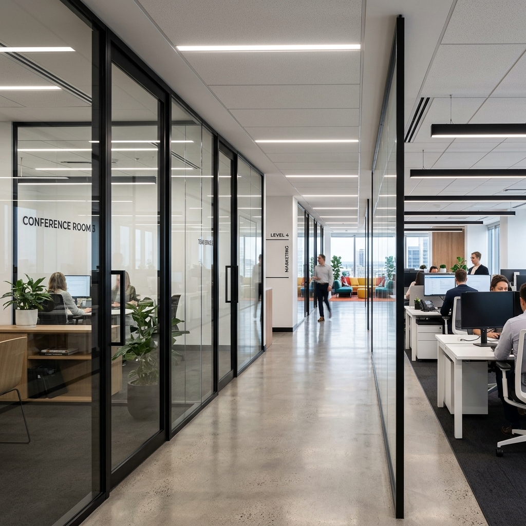Aluminium & Glass Partitions